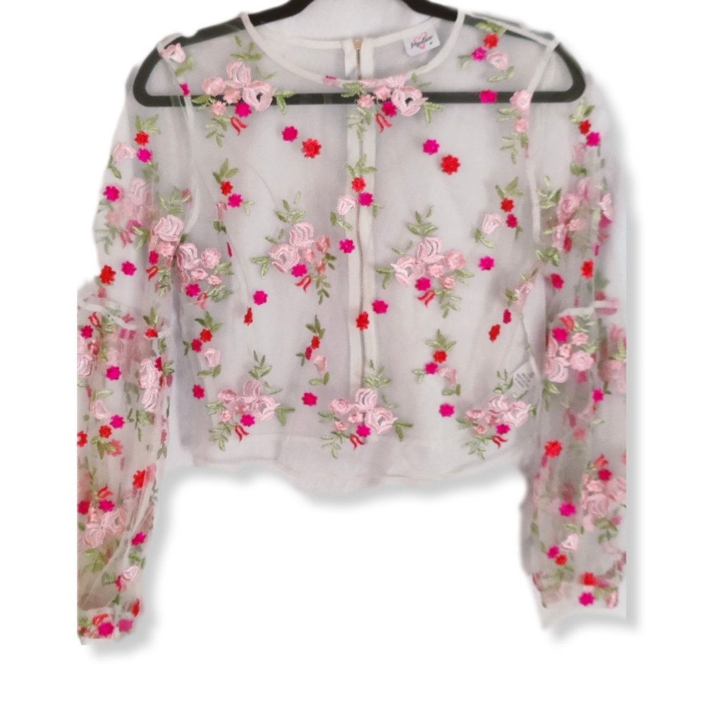 Women's sheer blouse